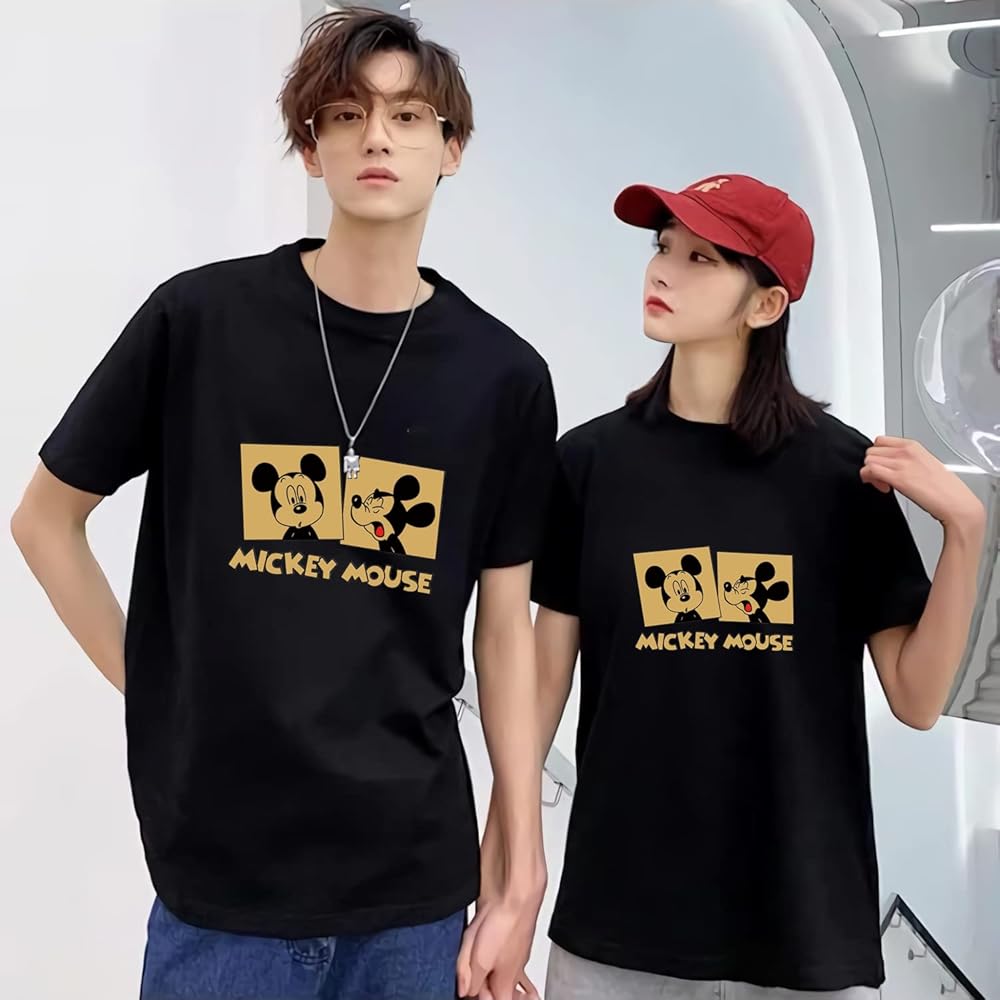 Disney - 【海外ディズニー限定 ミッキー ミニー ペア カップル Tシャツ】WDW Walt Disney World ミッキー ミニー ペアTシャツ 2枚セット